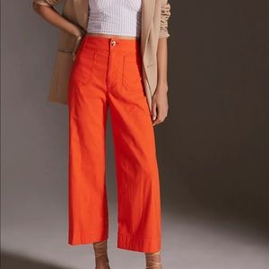 Maeve Colette Cropped Wide Leg Pant